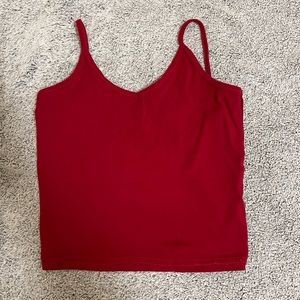 Red Crop Tops